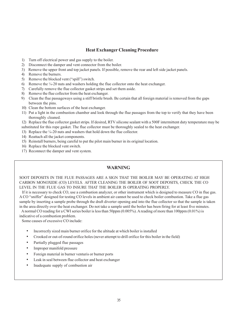 Crown Boiler CWI138 User Manual | Page 36 / 56