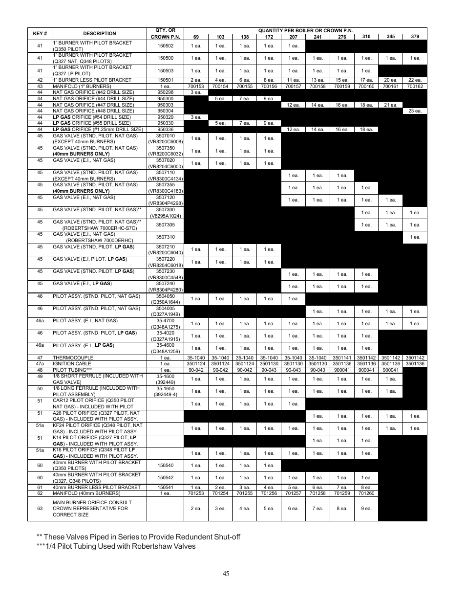 Crown Boiler CWI138 User Manual | Page 46 / 56