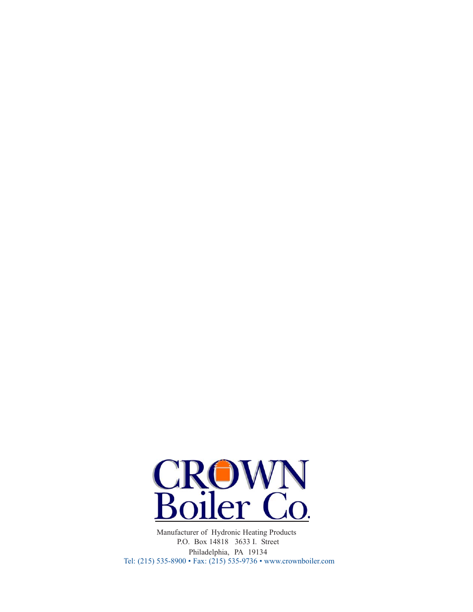 Crown Boiler CWI138 User Manual | Page 56 / 56