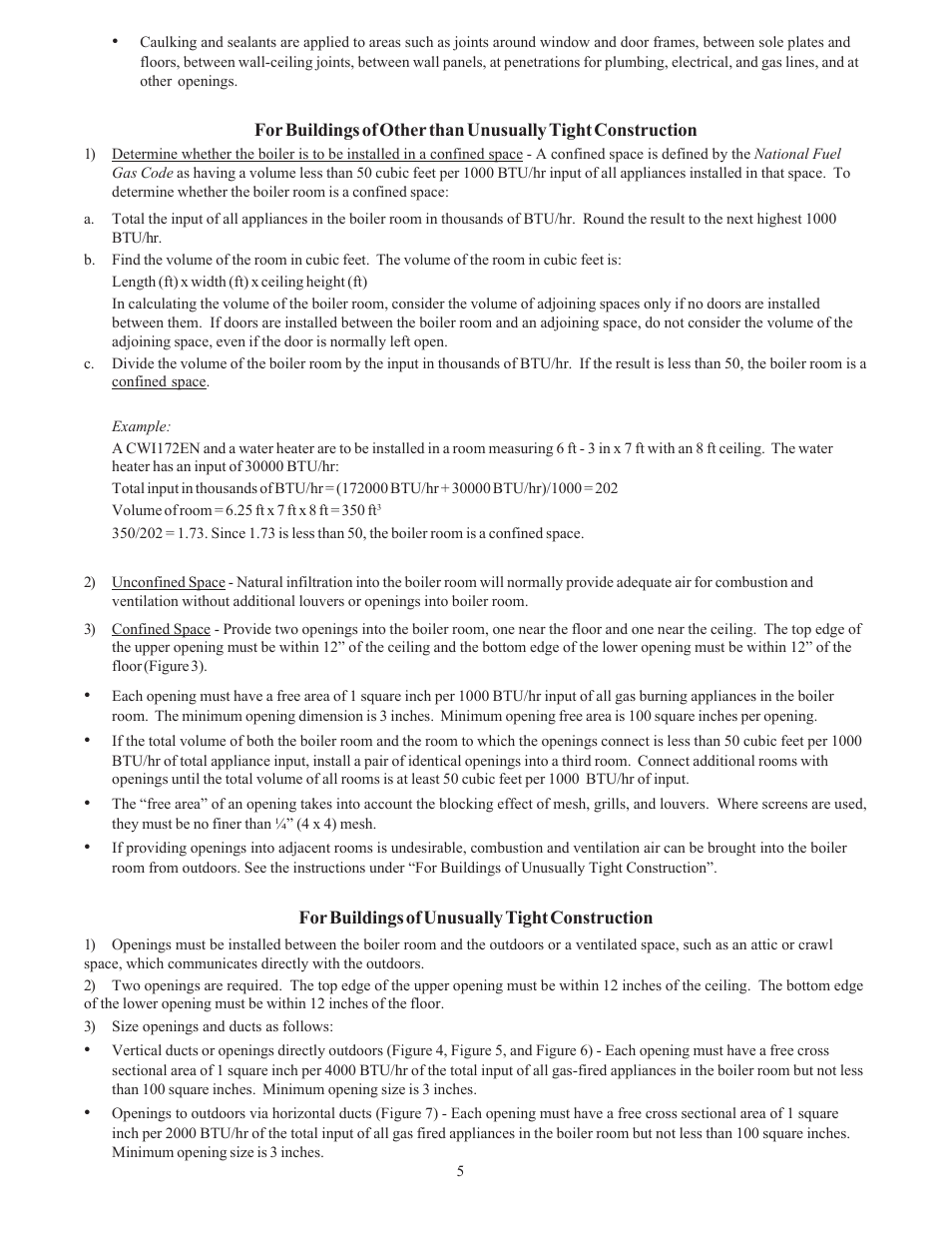 Crown Boiler CWI138 User Manual | Page 6 / 56