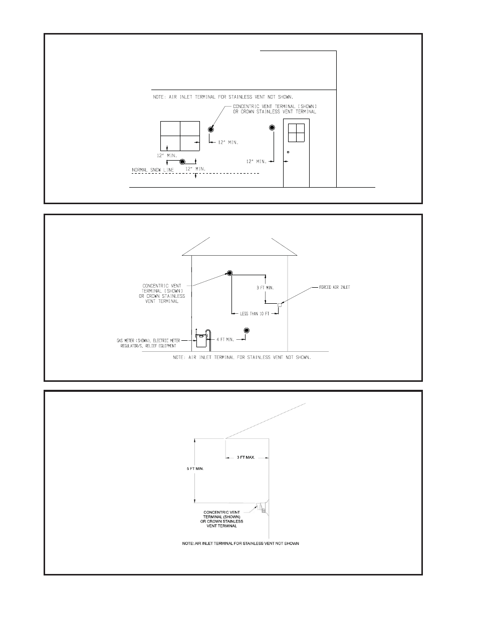 Crown Boiler Concentric Venting BWC150/225 User Manual | Page 8 / 22
