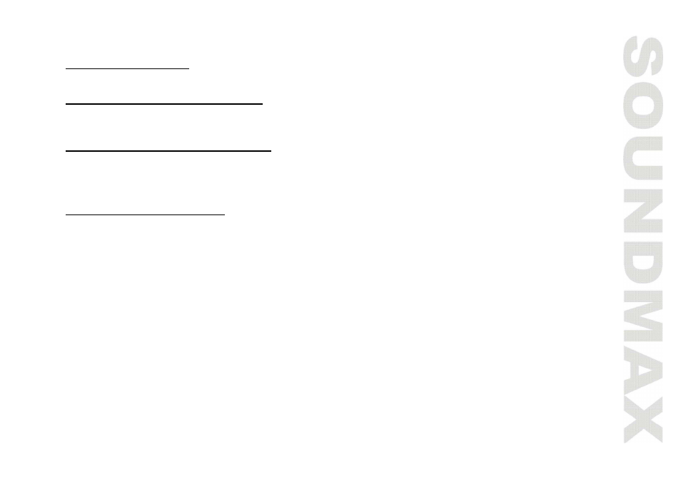 SoundMax SM-CMD3002 User Manual | Page 13 / 53