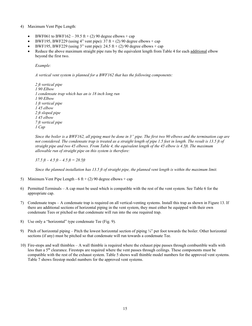 Crown Boiler BWF229 User Manual | Page 16 / 54