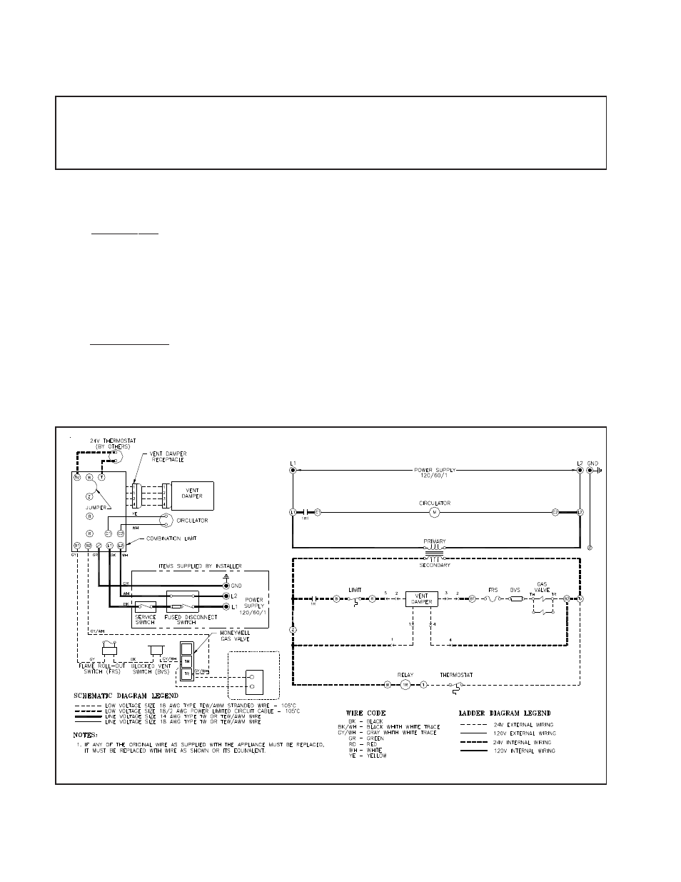 Ix wiring, Single zone wiring, Warning | Crown Boiler CWI069 User Manual | Page 20 / 56