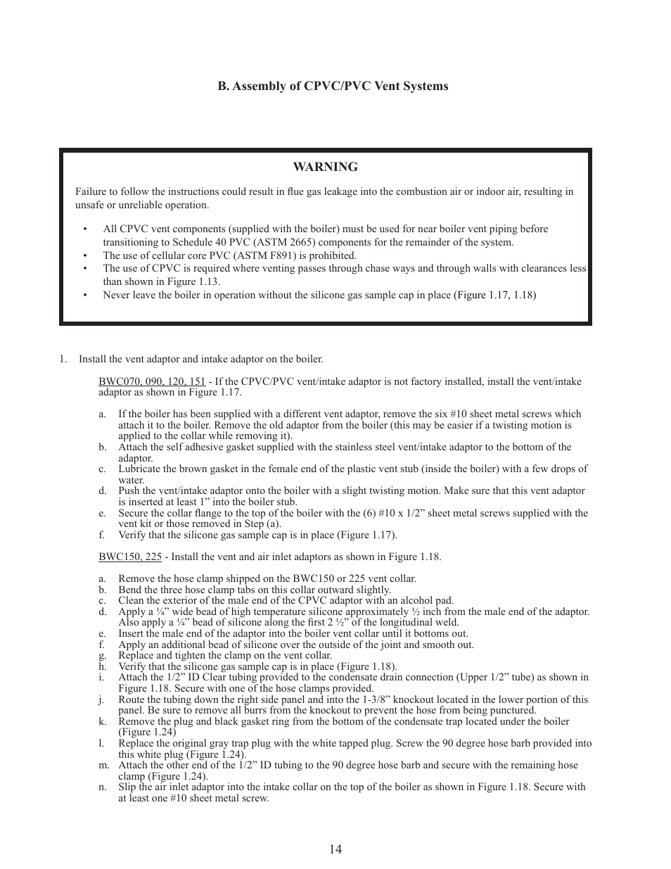 Crown Boiler BWC151 User Manual | Page 16 / 26