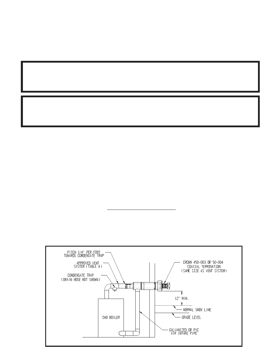 Crown Boiler 50-003 User Manual | 2 pages