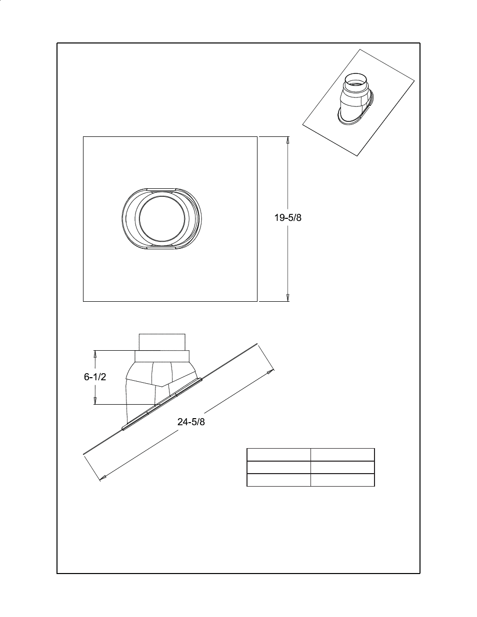 25°-45° sloped roof flashing | Crown Boiler BWC Series User Manual | Page 15 / 20