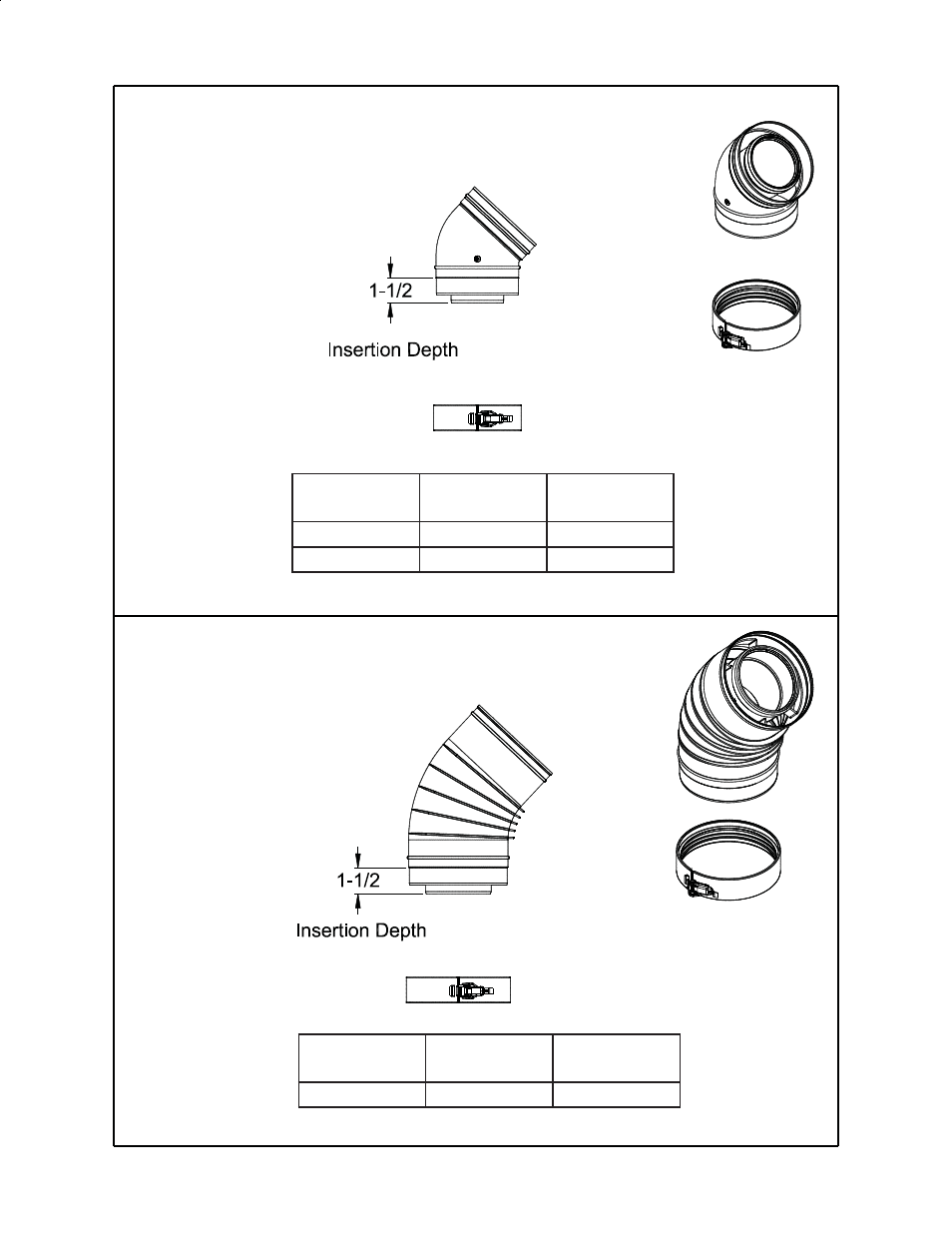 45° elbow | Crown Boiler BWC Series User Manual | Page 7 / 20