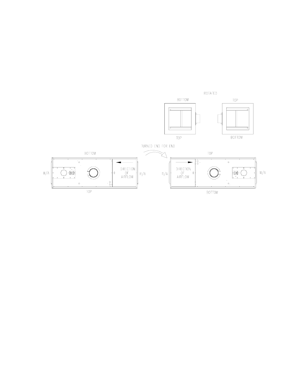 Horizontal / counterflow furnace setup | Crown Boiler CLBR68-112 User Manual | Page 19 / 49