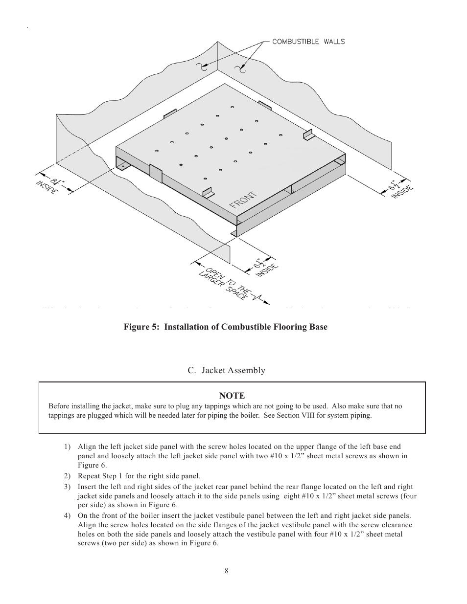 Crown Boiler 16-325 500506 User Manual | Page 10 / 48