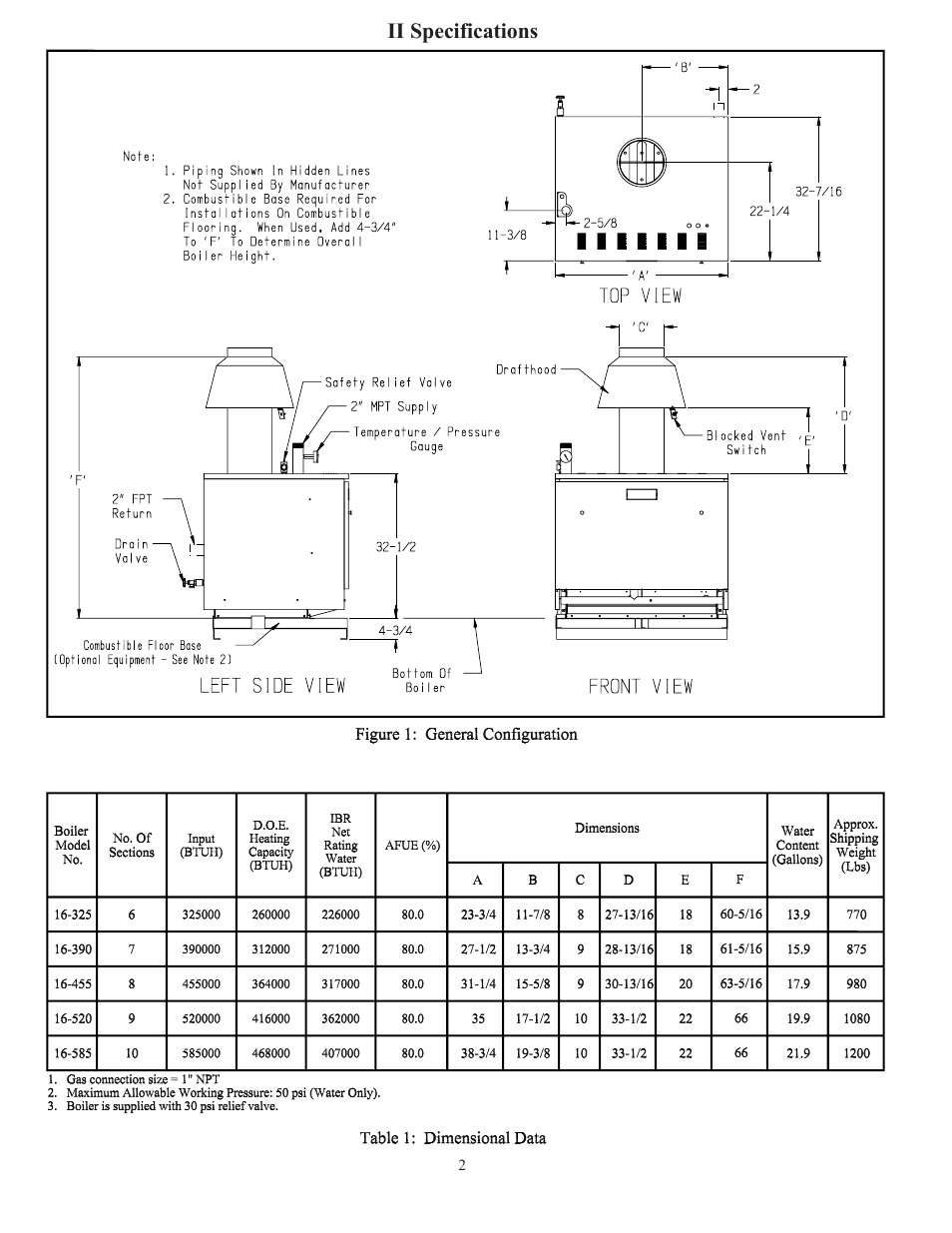 Crown Boiler 16-325 500506 User Manual | Page 4 / 48