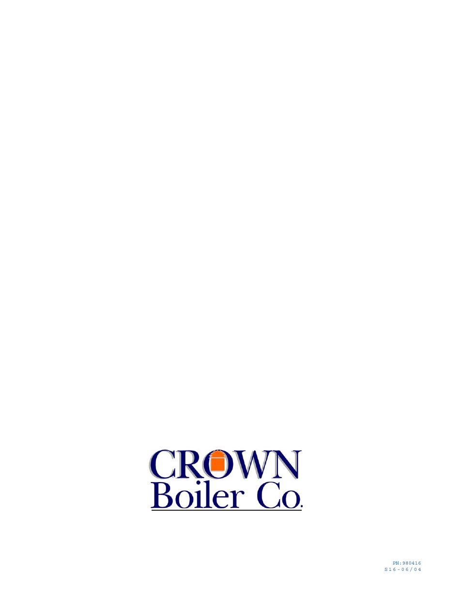 Crown Boiler 16-325 500506 User Manual | Page 48 / 48