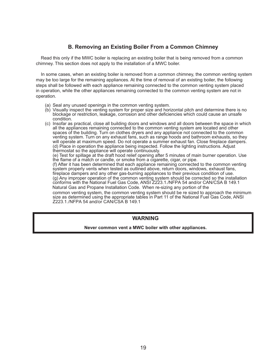 Crown Boiler MWC116ENL User Manual | Page 21 / 88