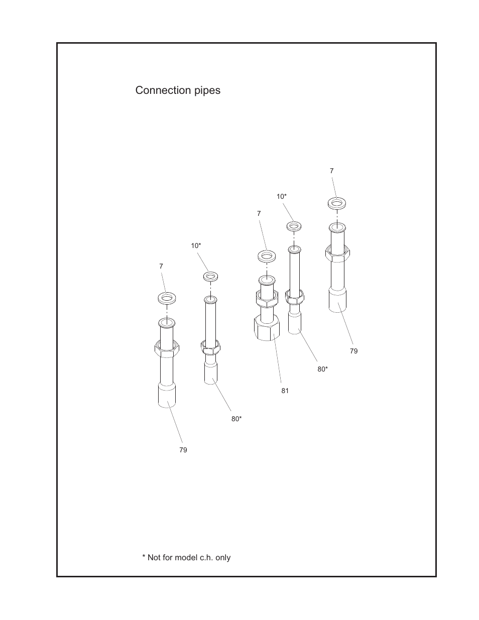 Connection pipes | Crown Boiler MWC116ENL User Manual | Page 77 / 88