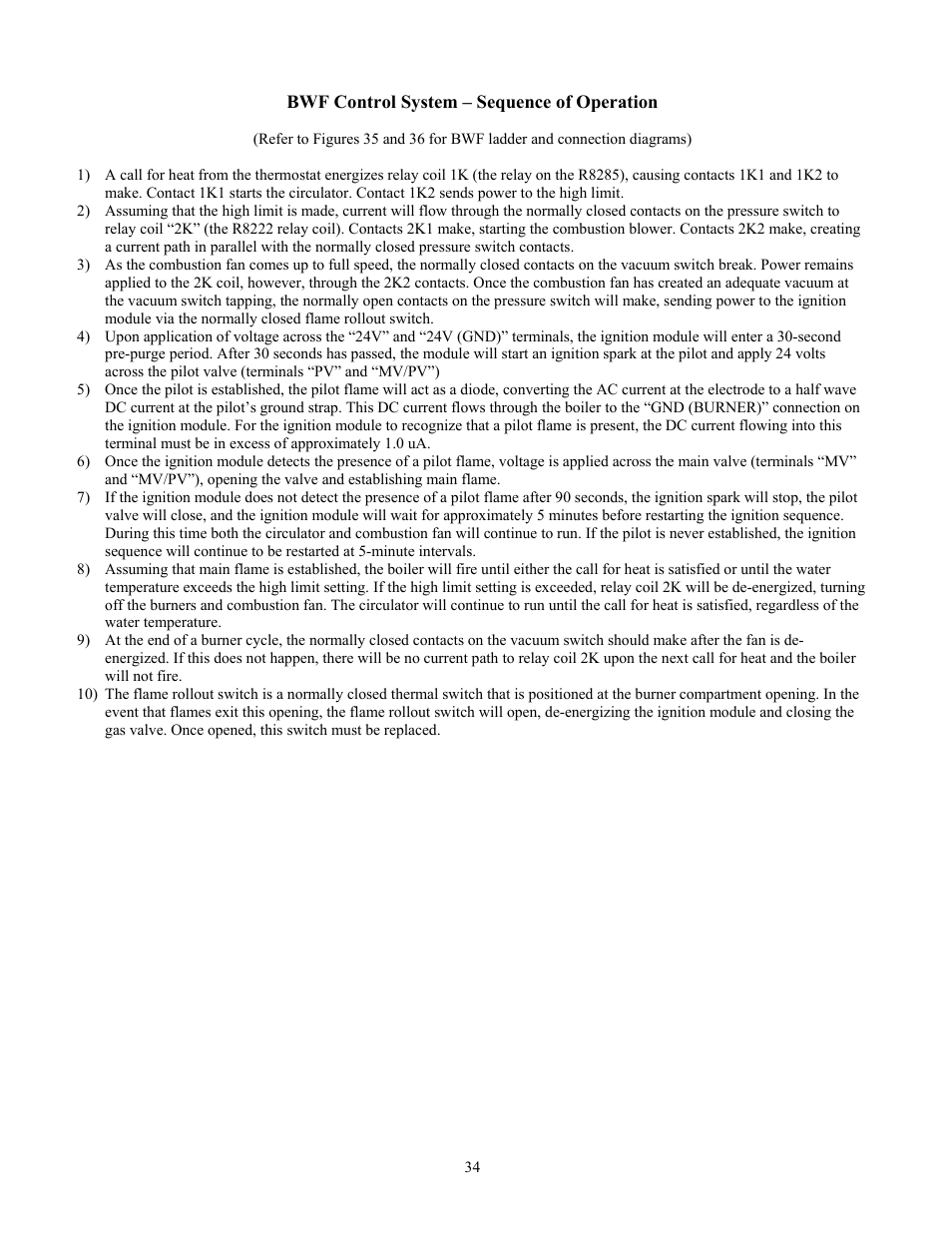 Crown Boiler BWF061 User Manual | Page 35 / 54