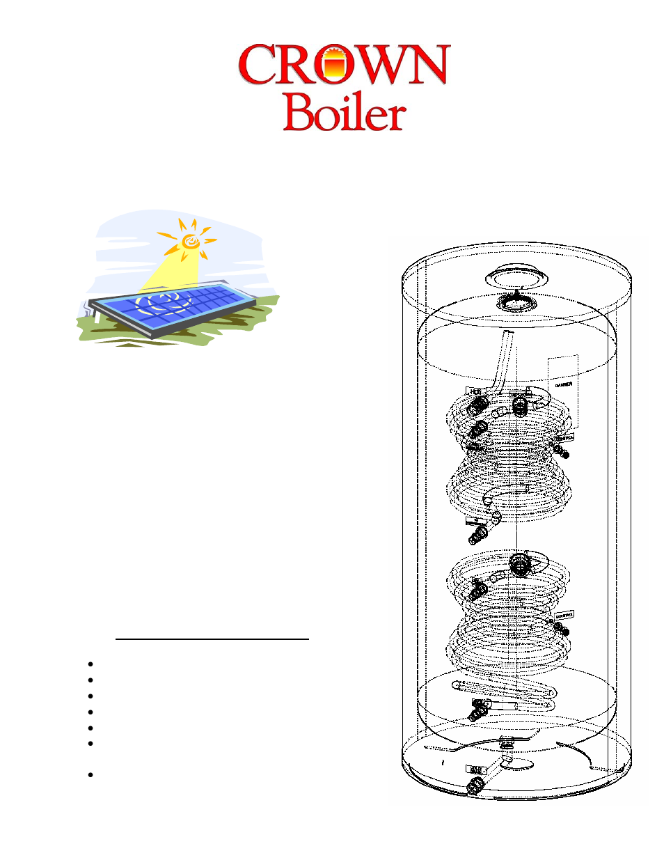 Crown Boiler PET708 User Manual | 2 pages