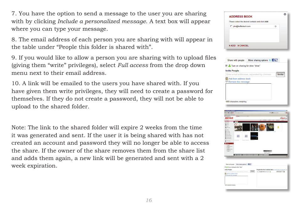 CloudStor CLOUDSTOR CS-WV/1D User Manual | Page 16 / 52