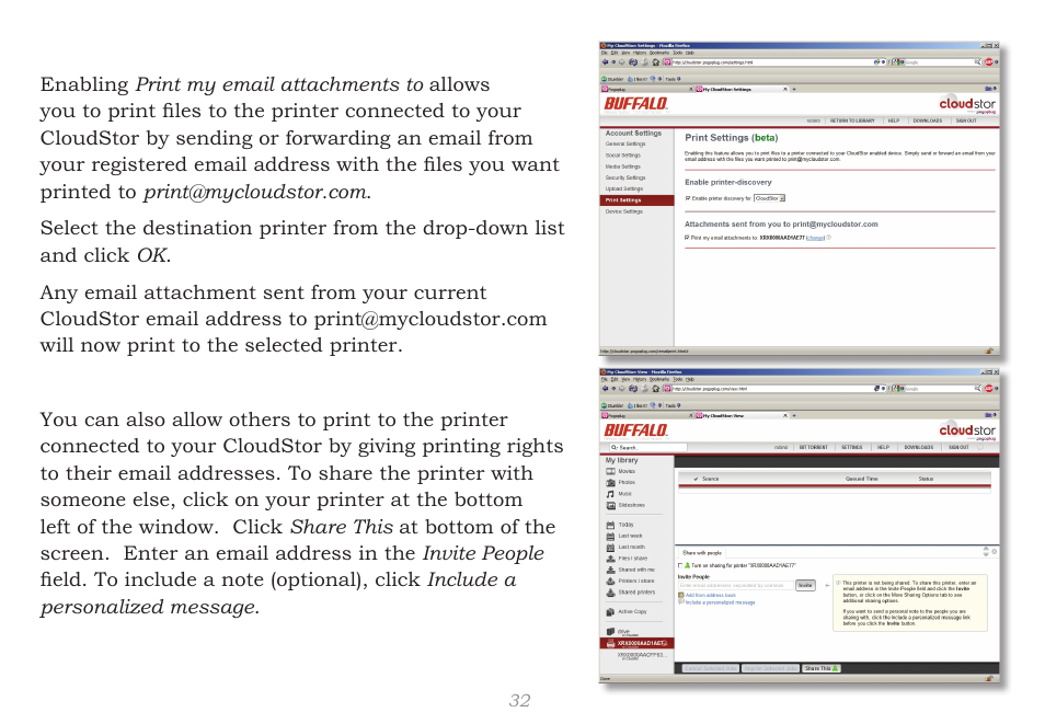 CloudStor CLOUDSTOR CS-WV/1D User Manual | Page 32 / 52