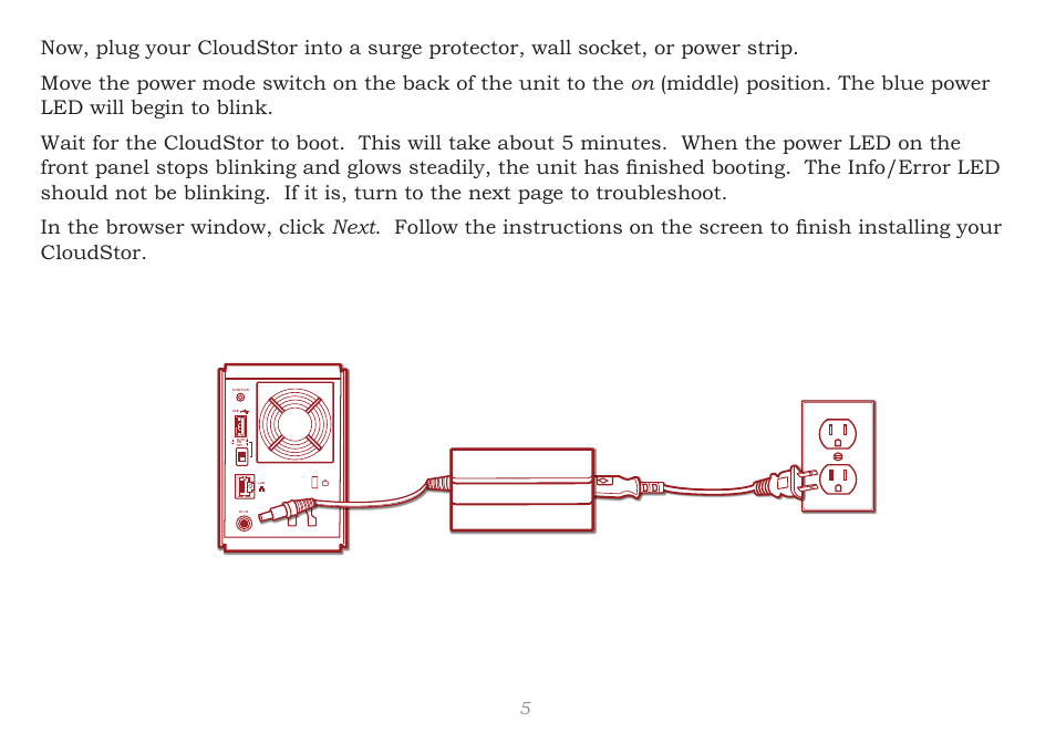 CloudStor CLOUDSTOR CS-WV/1D User Manual | Page 5 / 52