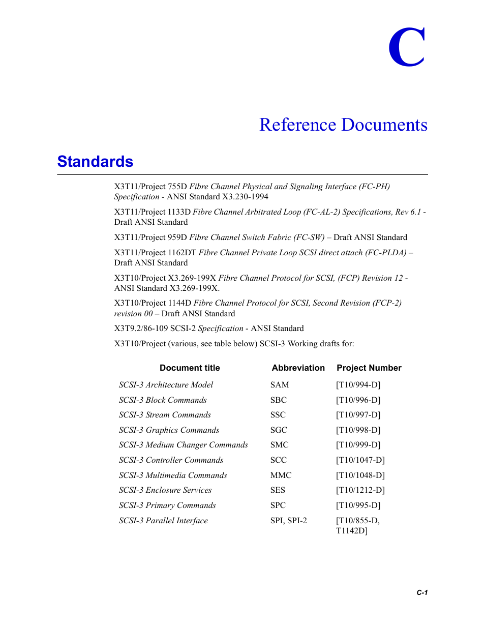 Reference documents, Standards | Chaparral VFS113 User Manual | Page 83 / 96