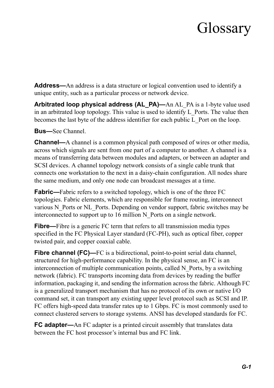 Glossary | Chaparral K5312/K7313 User Manual | Page 145 / 160