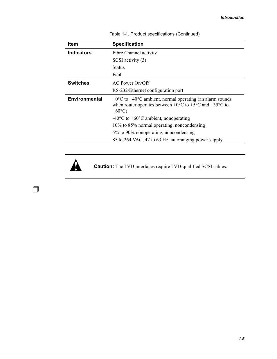 Chaparral Fibre Channel -to-SCSI Router Chaparral FS 1310 User Manual | Page 15 / 96