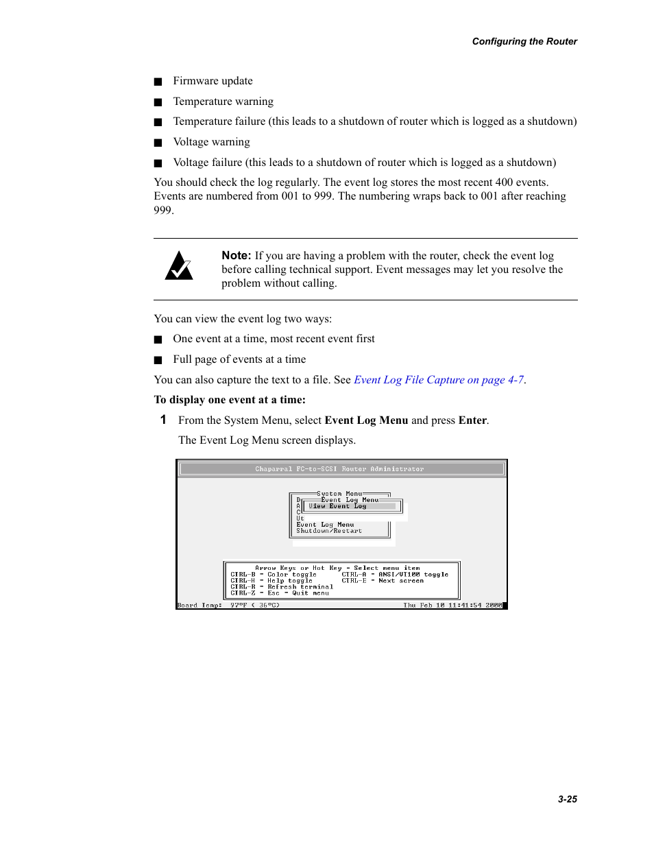 Chaparral Fibre Channel -to-SCSI Router Chaparral FS 1310 User Manual | Page 53 / 96