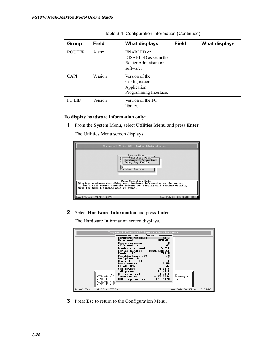 Chaparral Fibre Channel -to-SCSI Router Chaparral FS 1310 User Manual | Page 56 / 96