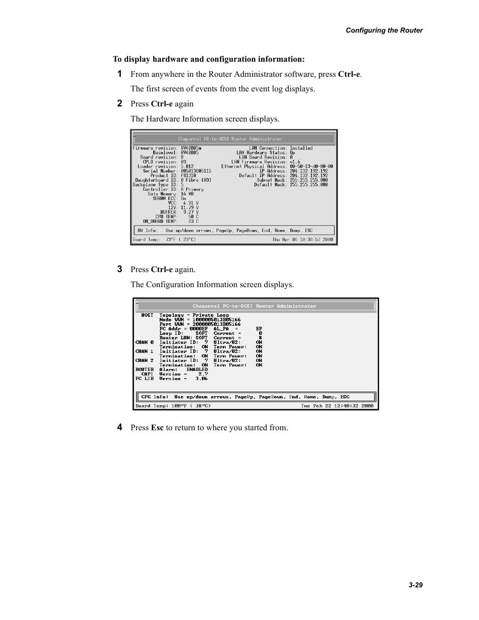 Chaparral Fibre Channel -to-SCSI Router Chaparral FS 1310 User Manual | Page 57 / 96