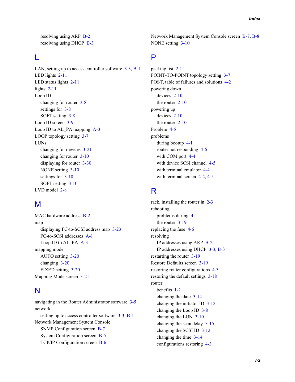 Chaparral Fibre Channel -to-SCSI Router Chaparral FS 1310 User Manual | Page 91 / 96