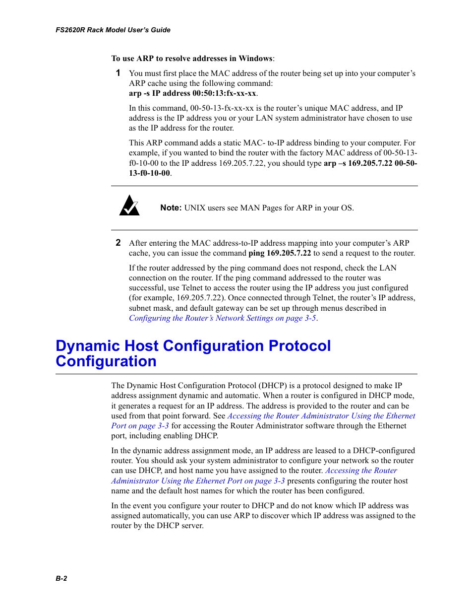 Dynamic host configuration protocol configuration | Chaparral FS2620R User Manual | Page 84 / 100