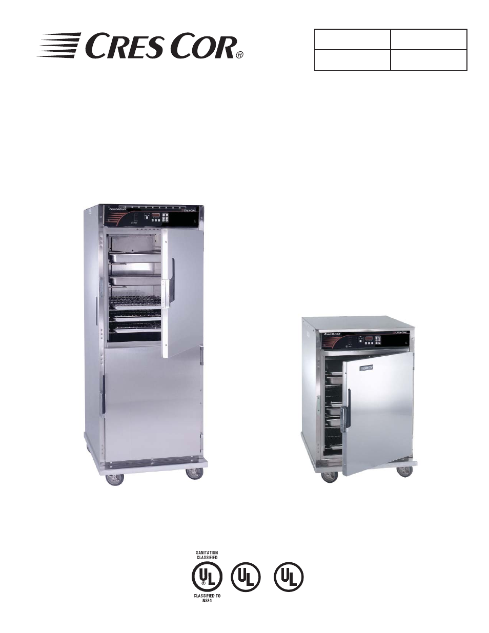 Cres Cor RO151FUA18B-Q1 User Manual | 13 pages