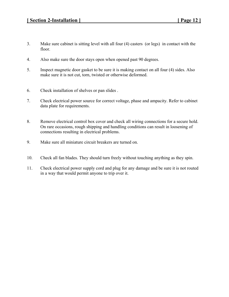 Cres Cor CCBC-4-35 User Manual | Page 14 / 43