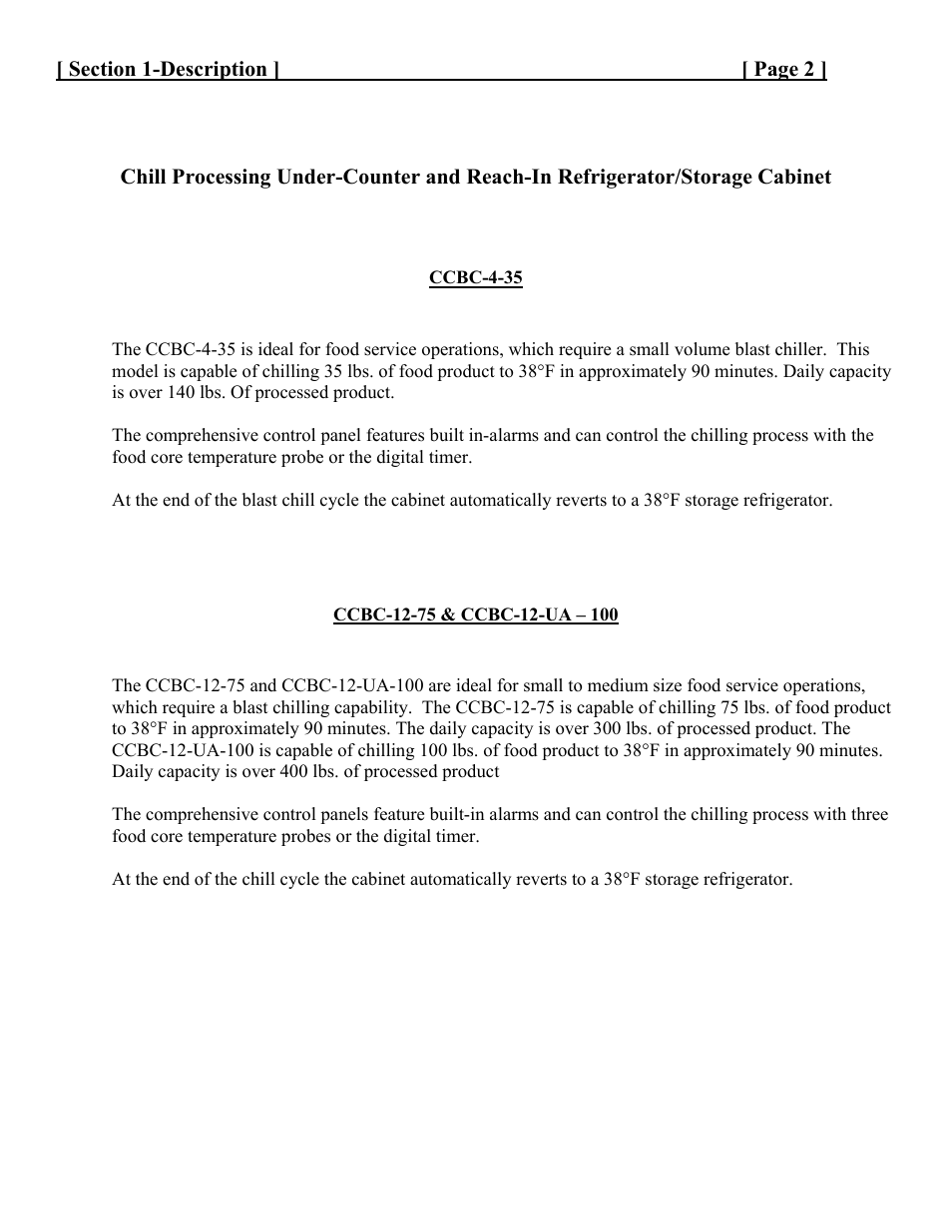 Cres Cor CCBC-4-35 User Manual | Page 4 / 43