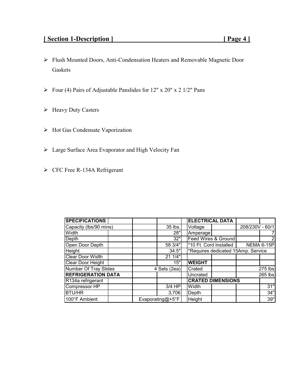 Cres Cor CCBC-4-35 User Manual | Page 6 / 43