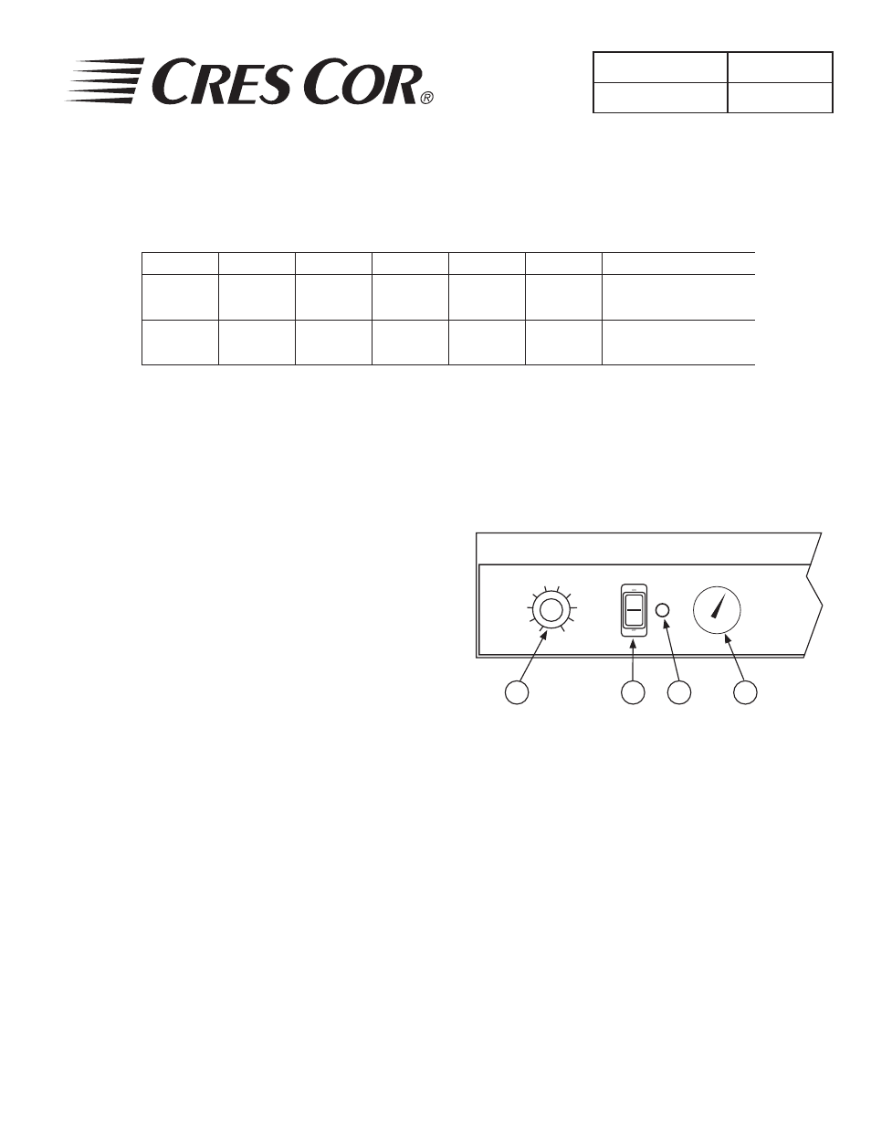Cres Cor Banquet Warming Cabinets CCB-96A User Manual | 4 pages