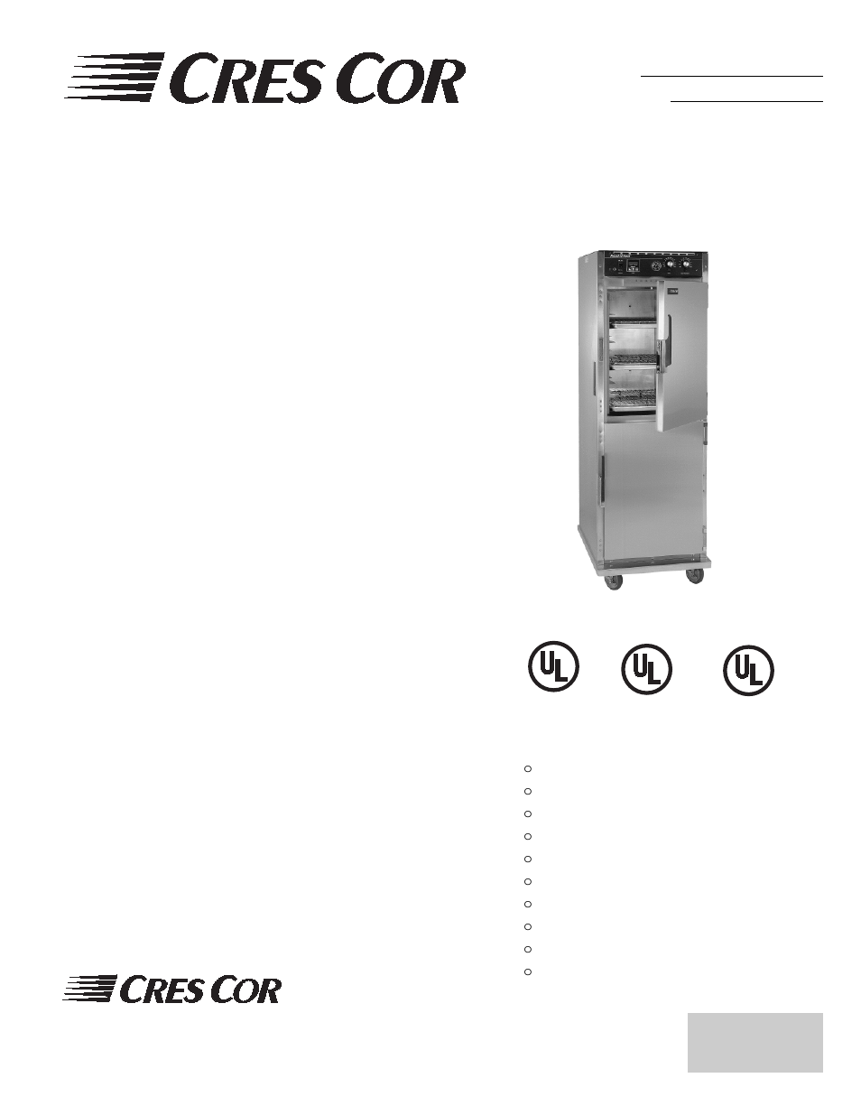Cres Cor CO-151-F-1818B User Manual | 2 pages