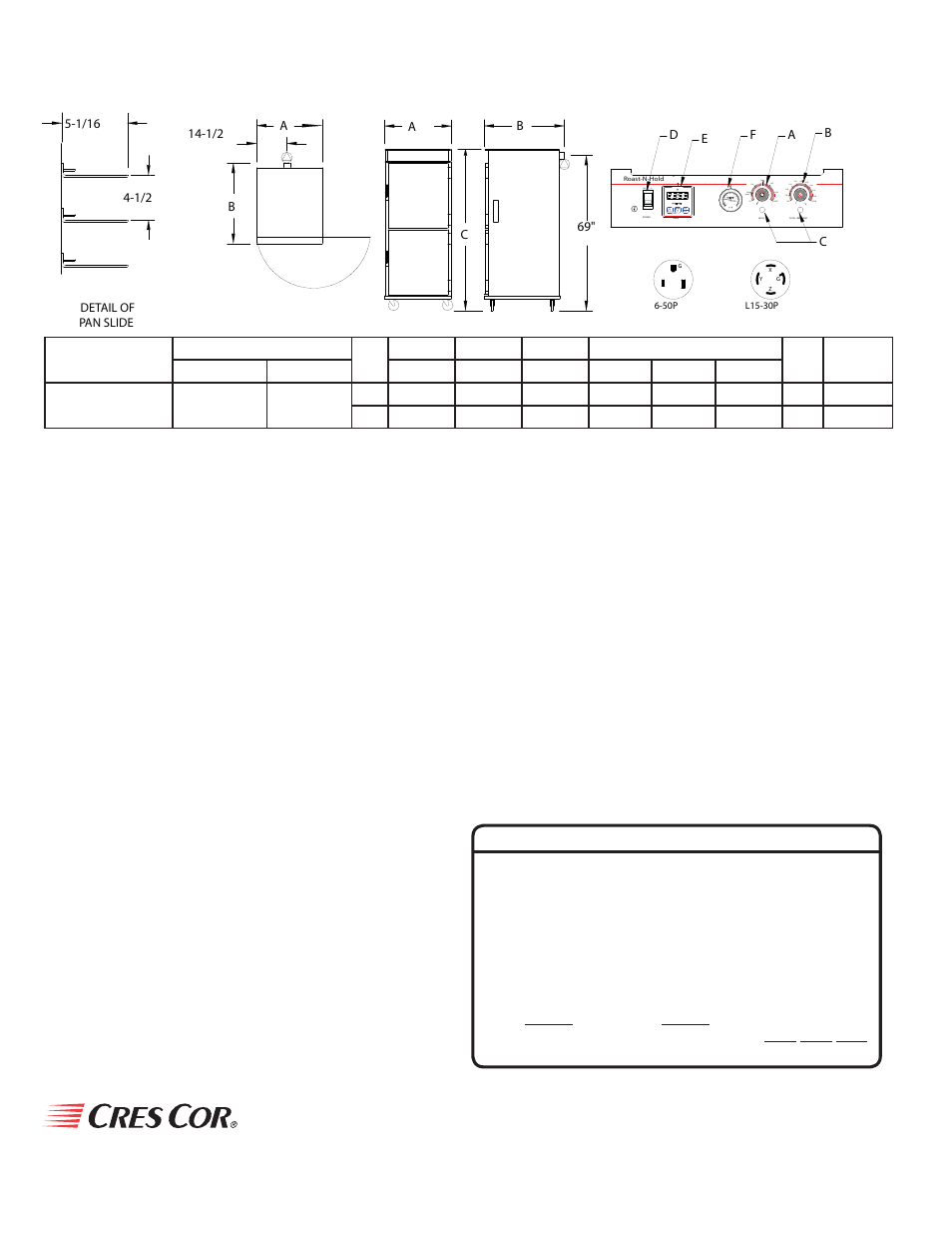 Cres Cor Roast-N-Hold CO-151-FUA-12B User Manual | Page 2 / 2