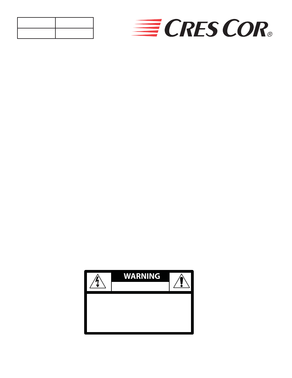 Cres Cor CO-151-HUA-6B User Manual | Page 2 / 12