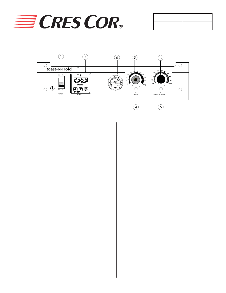 Replacement parts, Hot unit replacement parts, Fl-2271 | Cres Cor CO-151-HUA-6B User Manual | Page 7 / 12