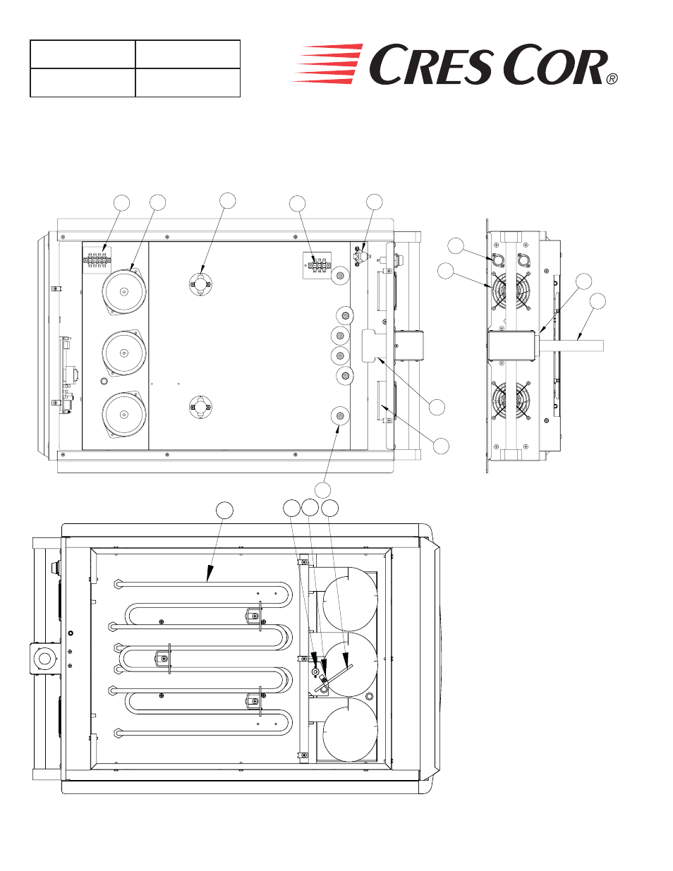Replacement parts for ovens co or ro151f series, Fl-2269 | Cres Cor CO151HUA6B-Q1 User Manual | Page 10 / 13