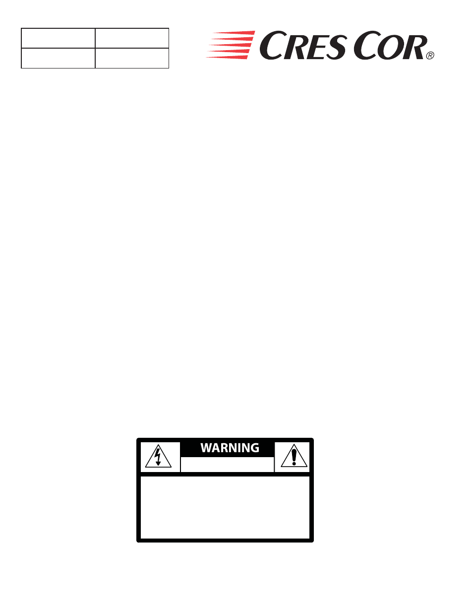 Cres Cor CO151HUA6B-Q1 User Manual | Page 2 / 13