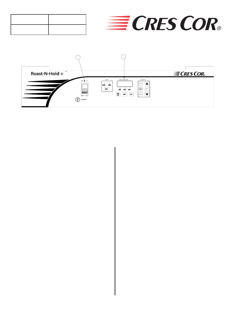 Replacement parts, Hot unit replacement parts, Fl-2269 | Cres Cor CO151HUA6B-Q1 User Manual | Page 8 / 13