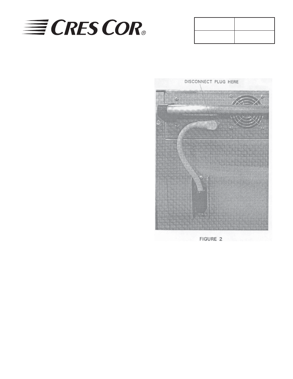 Maintenance instructions | Cres Cor FL-2291 User Manual | Page 7 / 10