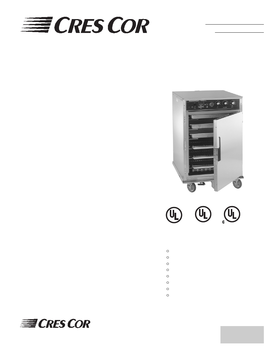 Cres Cor CO-151-HW-UA-6B User Manual | 2 pages