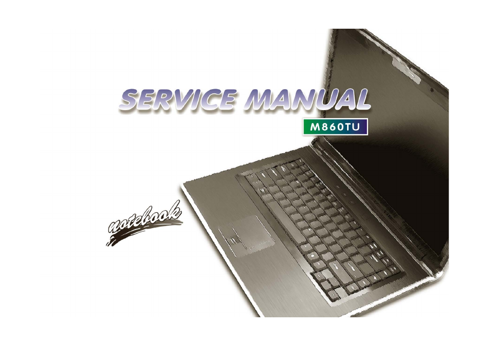 Clevo M860TU User Manual | 100 pages