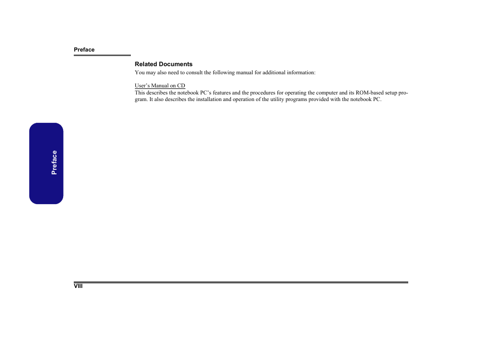 Related documents | Clevo M860TU User Manual | Page 10 / 100