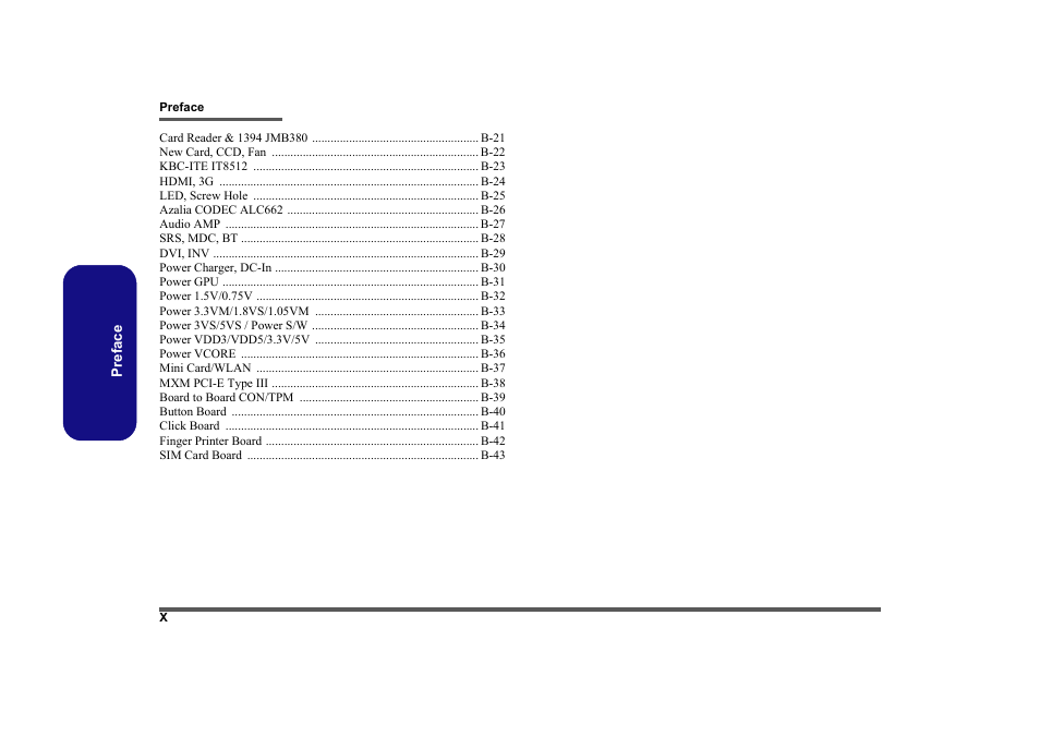 Clevo M860TU User Manual | Page 12 / 100