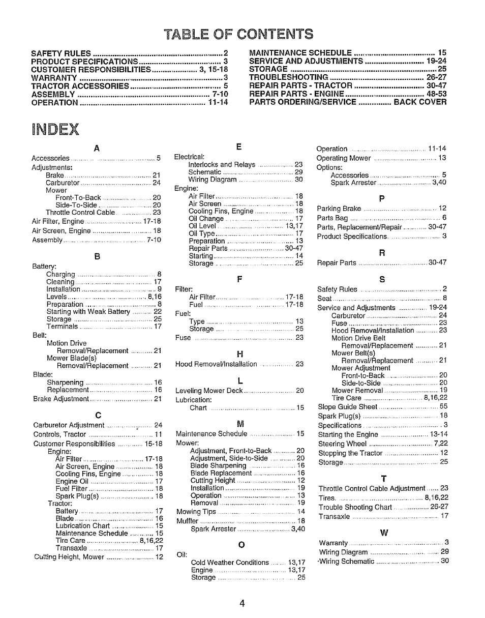 Craftsman 917.252560 User Manual | Page 4 / 56