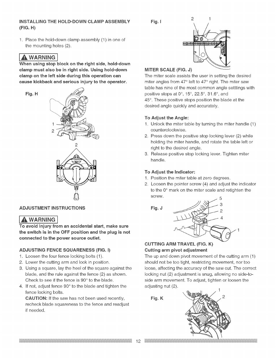 Craftsman 137.212290 User Manual | Page 12 / 28